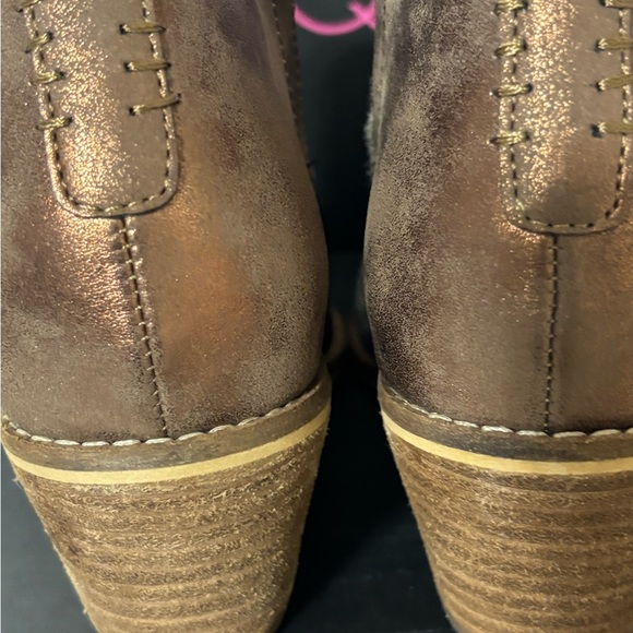 Corkys Bronze and Brown Ankle Booties - Picture 7 of 9